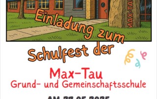 Einladung zum Schulfest am 27.05.2025