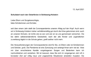 +++ Aktuelles zum Coronavirus (Stand: 15.04.2021) +++ Schulstart nach den Osterferien