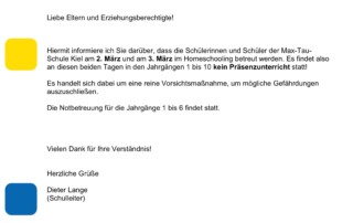 +++ Aktuelles zum Coronavirus (Stand: 01.03.2021) +++